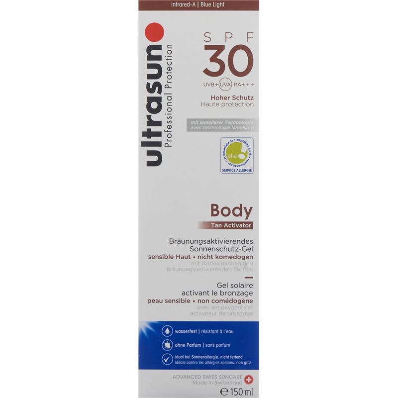 ULTRASUN Body Tan Activator SPF30 150 ml