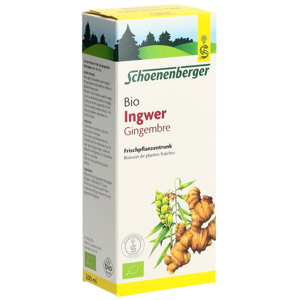 SCHOENENBERGER Ingwer Frischpfl Tru Bio 200 ml