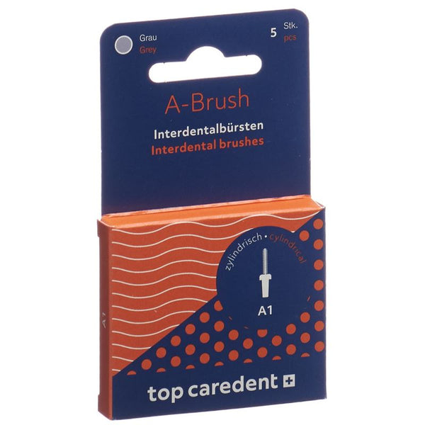 TOP CAREDENT A1 IDBH-X Interd Bürste grau 5 Stk