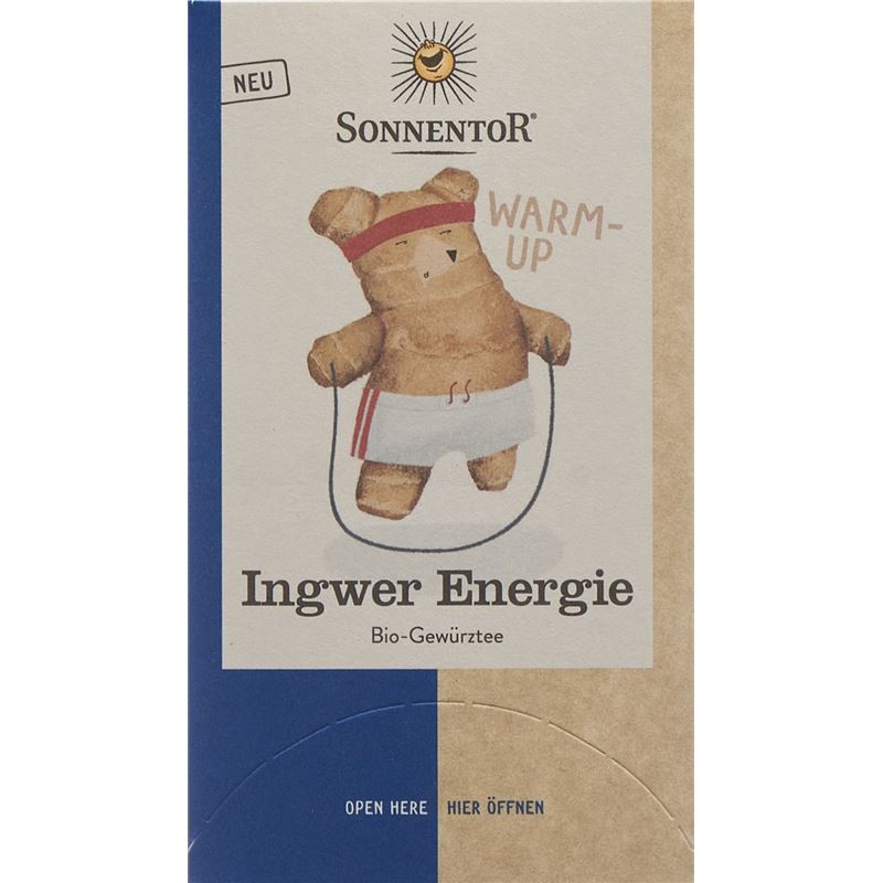 SONNENTOR Ingwer Energie Tee BIO Btl 18 Stk