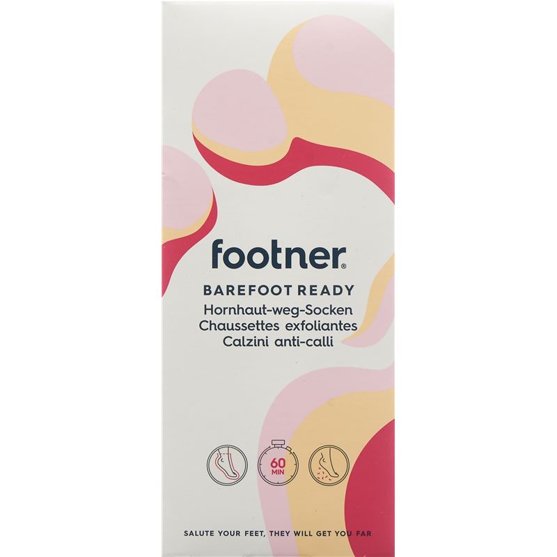 FOOTNER Hornhaut weg Socken Barefoot ready