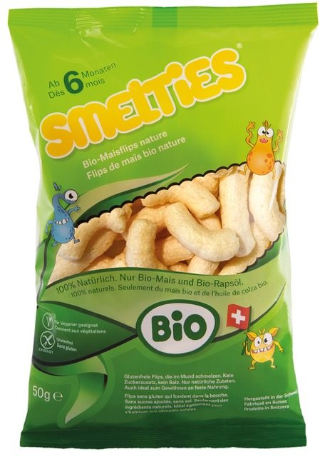 SMELTIES Bio-Maisflips (produzie in CH) 50 g