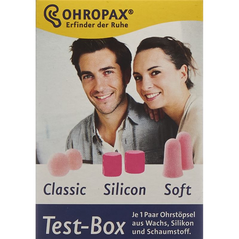 OHROPAX Testbox Ohrstöpsel 3 Paar assortiert