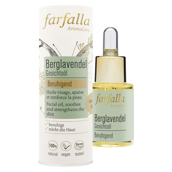 FARFALLA Gesichtsöl Berglavendel 15 ml