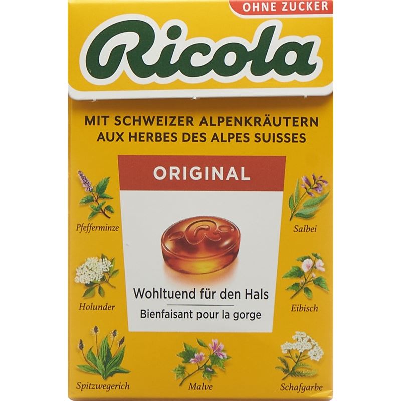 RICOLA Original Bonbons oZ m Stevia Box 50 g