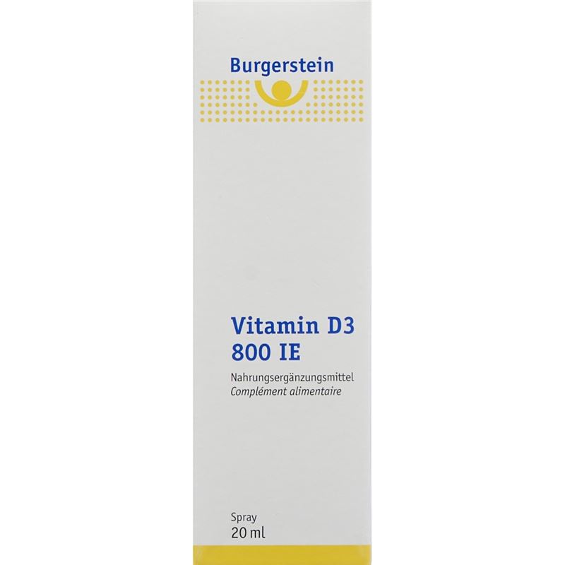 BURGERSTEIN Vitamin D3 800 IE Spr 20 ml