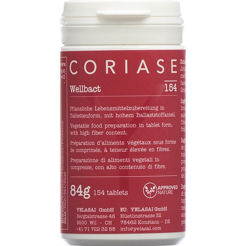 CORIASE Wellbact Tabl Ds 154 Stk