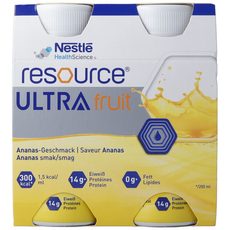 RESOURCE Ultra Fruit Ananas 4 Fl 200 ml