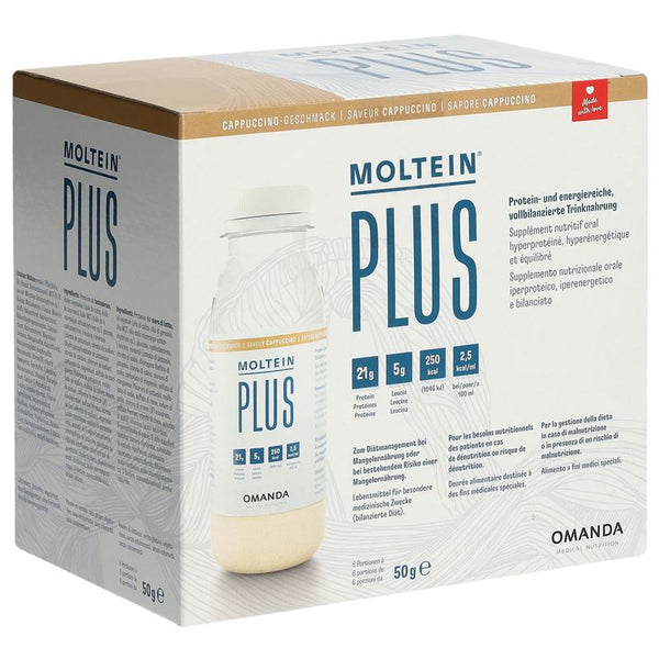 MOLTEIN PLUS 2.5 Cappuccino 6 Fl 50 g