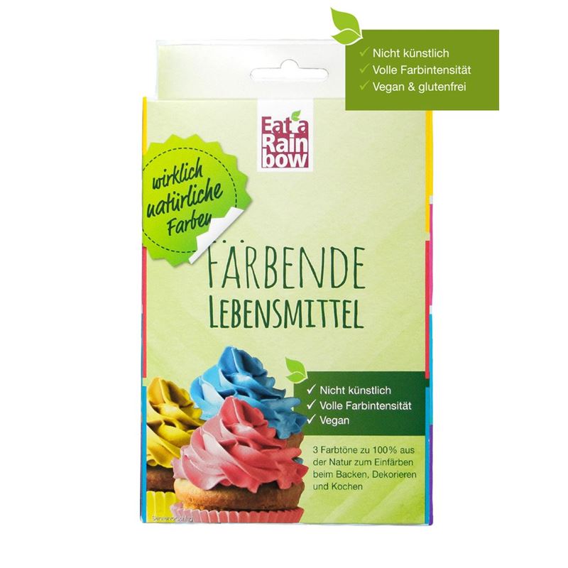 EAT A RAINBOW Farbmix blau/gelb/mangenta 3 x 10 g