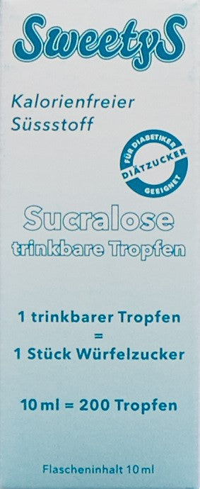 GOODNESS SweetyS Sucralose Süssstoff Tropffl 10 ml