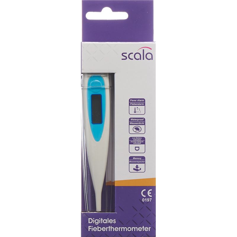 SCALA Digital Thermometer SC 17 basic blau