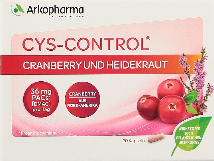 CYS-CONTROL Kaps Cranberry und Heidekraut 20 Stk