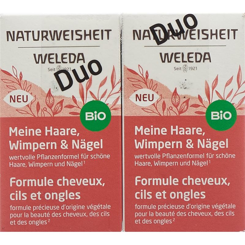 WELEDA NATURWEISHEIT Haare Wimpern Näg 2 x 46 Stk