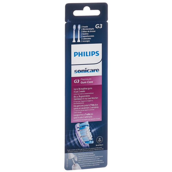 PHILIPS Sonicare Ersatzb G3 Prem G HX9052/17 2 Stk