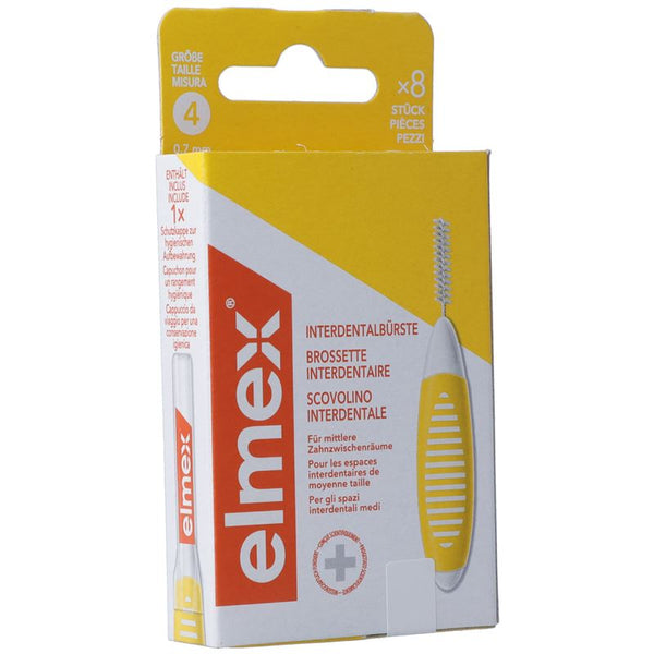 ELMEX Interdentalbürsten 0.7mm gelb 8 Stk