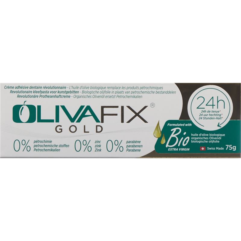 OLIVAFIX Gold Zahnprothesenhaftcreme Tb 75 g