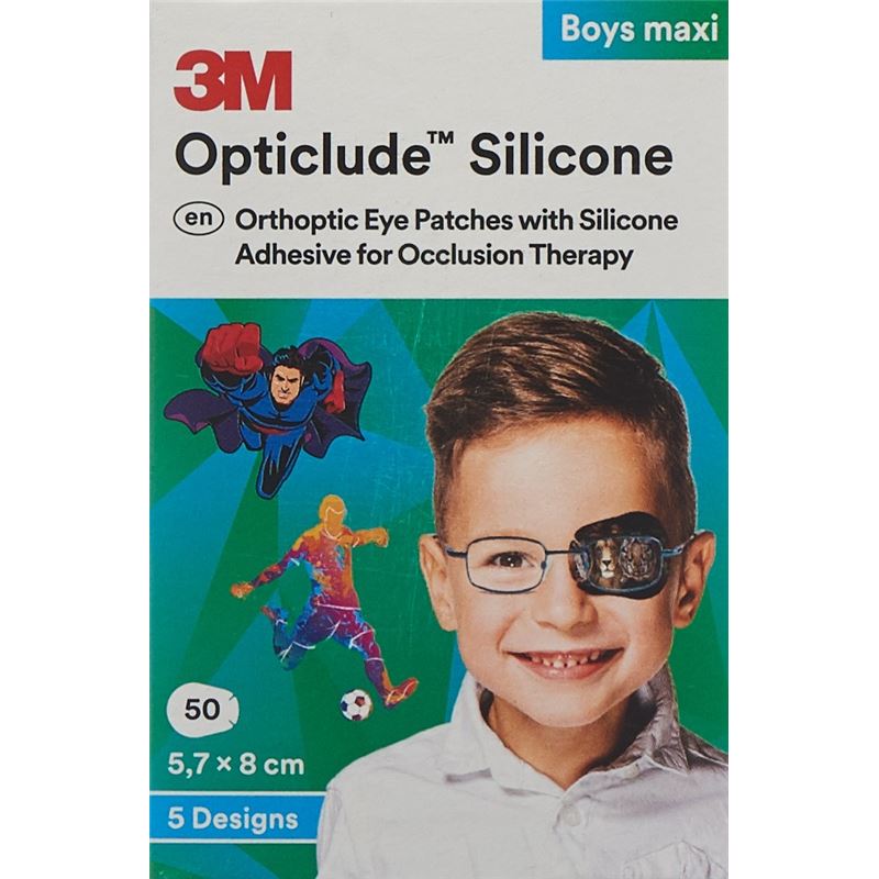 3M OPTICLUDE Sil Augenv 5.7x8cm Maxi Bo (n) 50 Stk