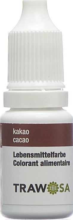 TRAWOSA Lebensmittelfarbstoff kakao 10 ml