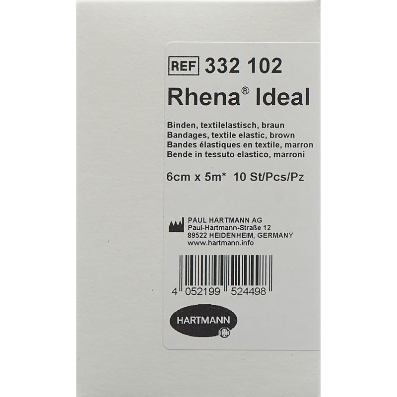 RHENA Ideal Elastische Binde 6cmx5m hautf 10 Stk