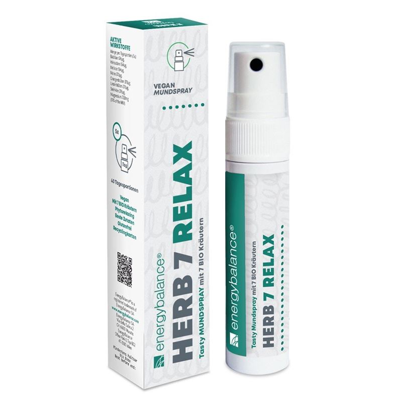 ENERGYBALANCE Herb 7 Relax Mundspray Bio 25 ml