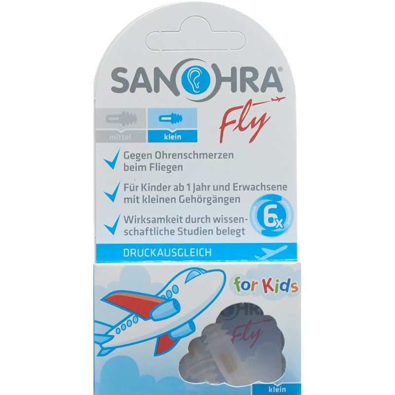 SANOHRA FLY Ohrenstöpsel Kinder 2 Stk