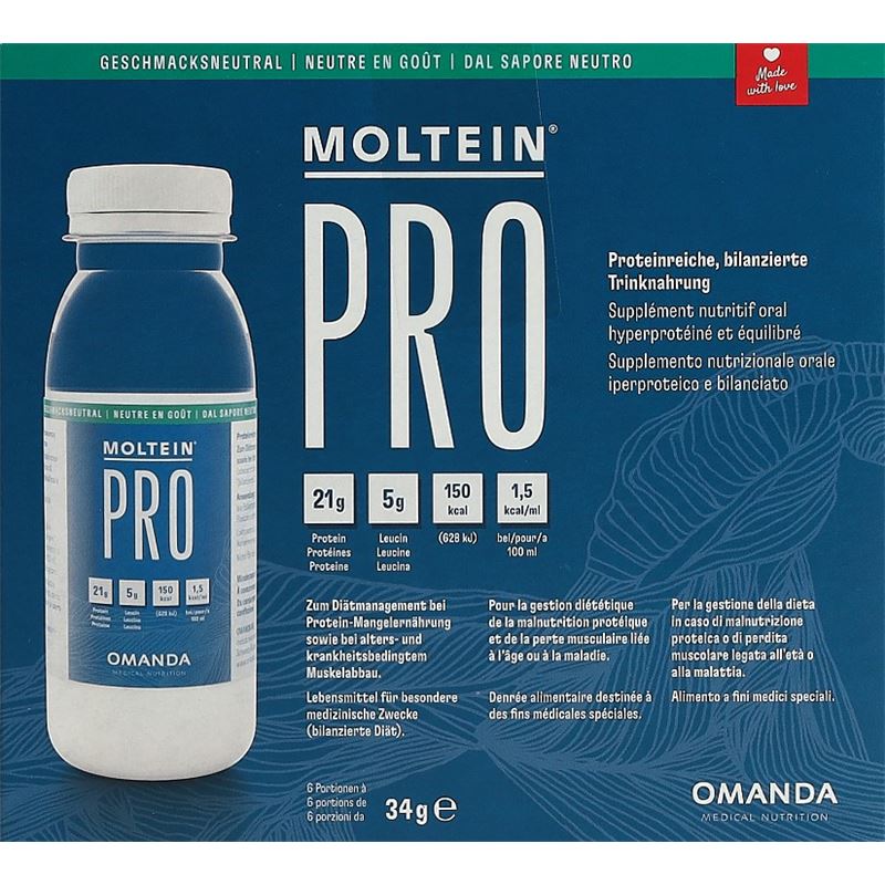 MOLTEIN PRO 1.5 Neutral 6 Fl 34 g