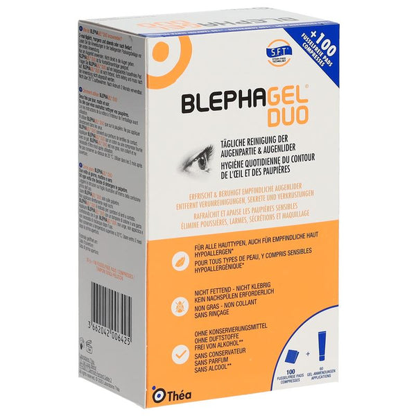 BLEPHAGEL Duo Gel 30g + 100 Pads