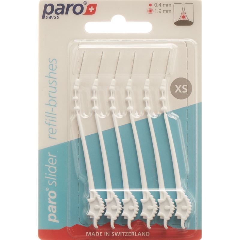 PARO slider refill-brushes XS 6 Stk