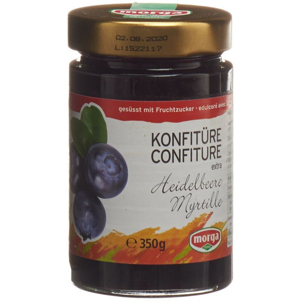 MORGA Konfitüre Heidelbeer Fruchtz 350 g