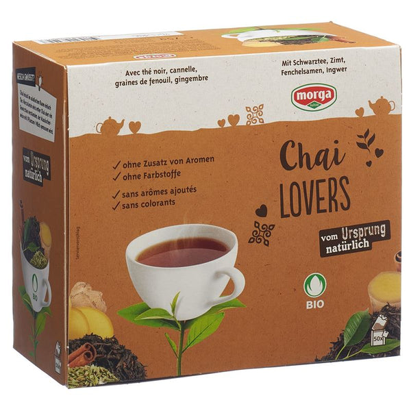 MORGA Chai Lovers Tee m/H Bio Knospe Btl 50 Stk