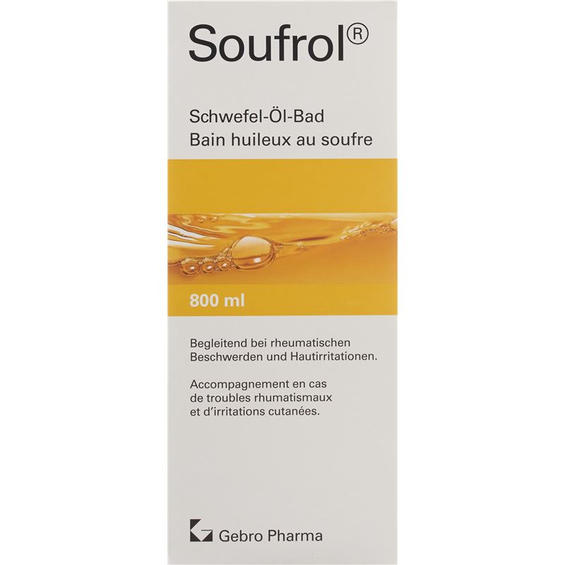 SOUFROL Schwefel-Öl-Bad Fl 800 ml