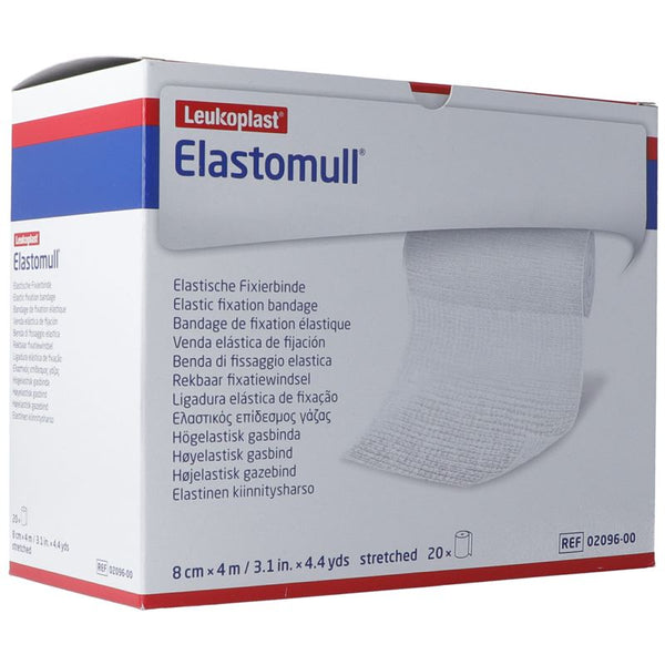 ELASTOMULL Fixierbind 4mx8cm Poly 20 Stk