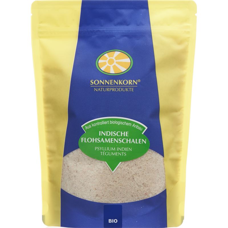 SONNENKORN Indische Flohsamenschalen Bio 99% 220 g