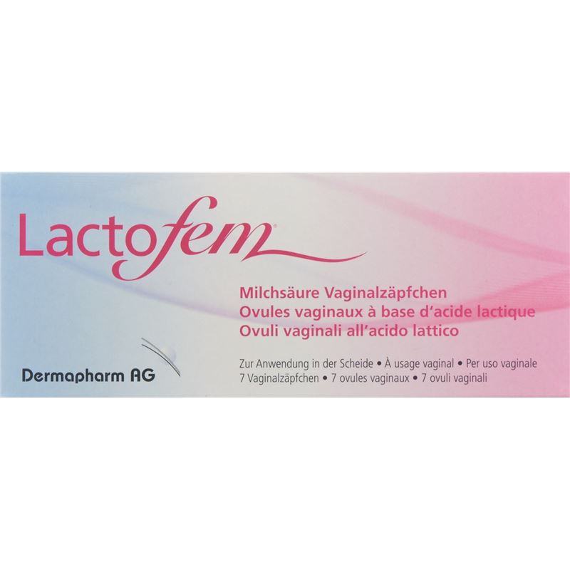 LACTOFEM Milchsäure Vaginalzäpfchen 7 Stk