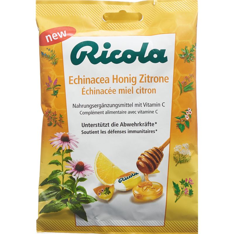 RICOLA Echinacea Honig Zitrone m Zucker Btl 75 g