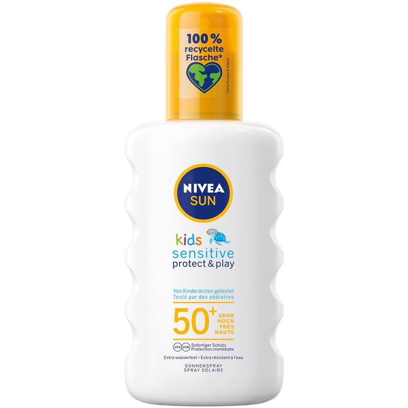 NIVEA Sonnenspr Kids Sensitive P&P LSF50+ 200 ml