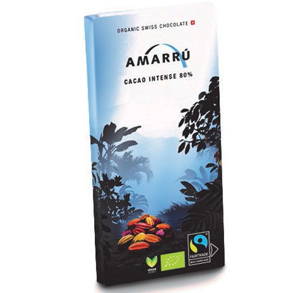 PRONATEC AMARRÚ Cacao intense 80 % Bio Fairt 100 g