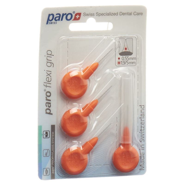 PARO Flexi Grip 1.9/5mm x-fin orange konisch 4 Stk