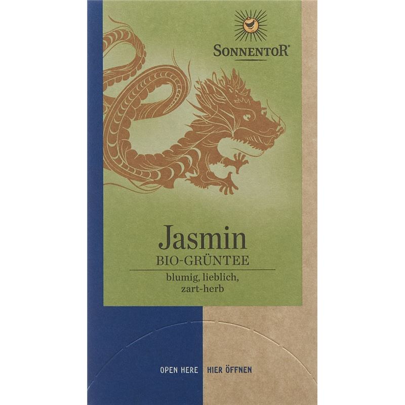 SONNENTOR Grüntee Jasmin BIO Btl 18 Stk