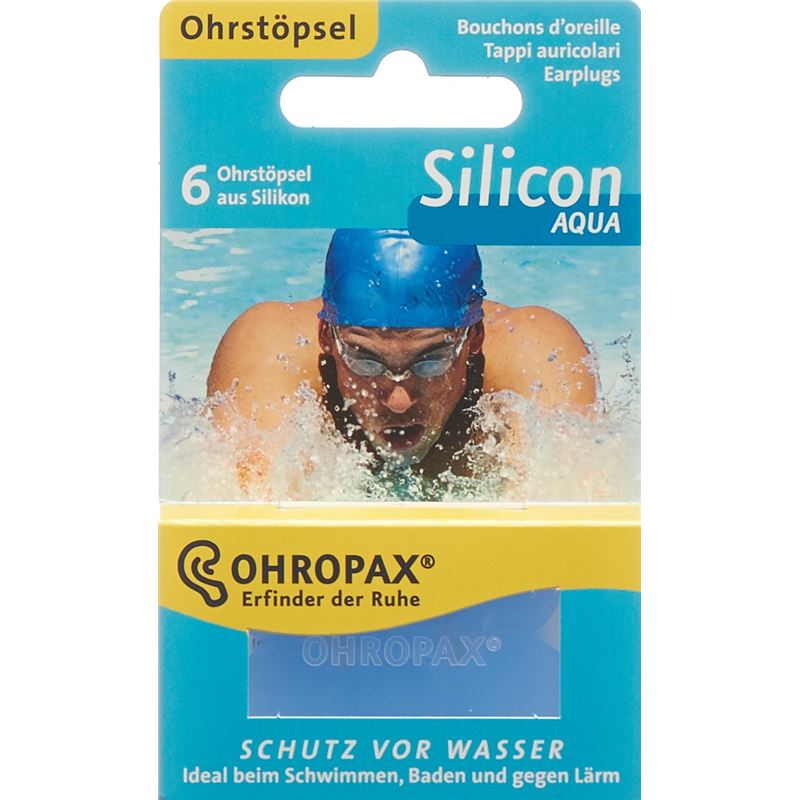 OHROPAX Silicon Aqua Ohrstöpsel 6 Stk