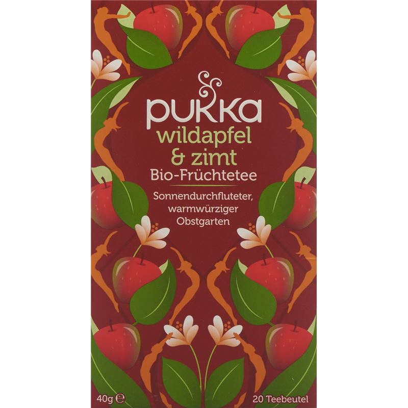 PUKKA Wildapfel & Zimt Tee Bio Btl 20 Stk