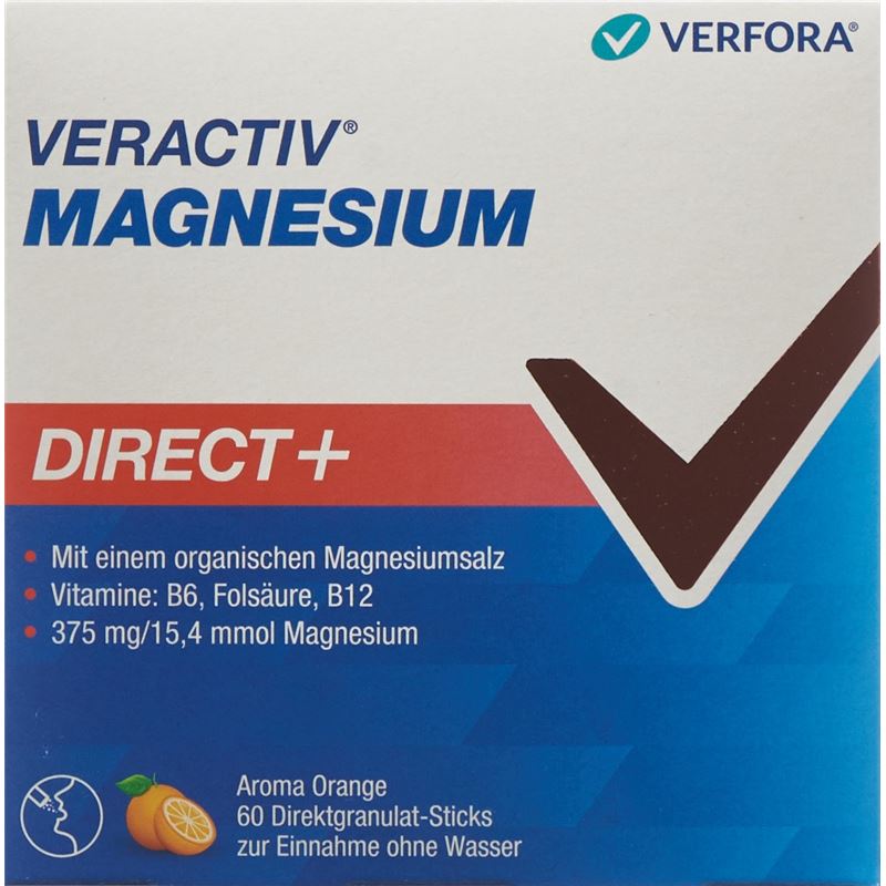 VERACTIV Magnesium Direct+ Orange Stick 60 Stk