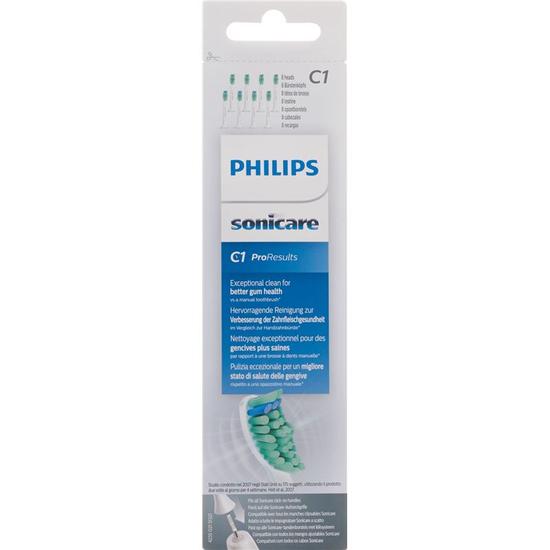 PHILIPS Sonicare Ersatzb ProRes HX6018/07 st 8 Stk