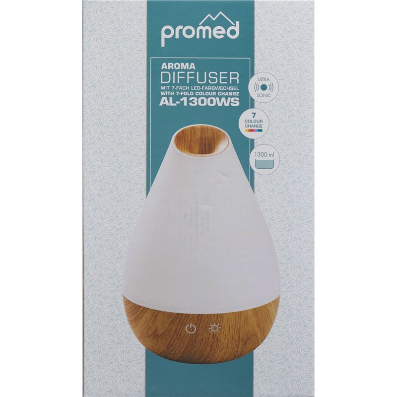 PROMED Aroma Diffusor AL 1300 WS LED Farbwechs