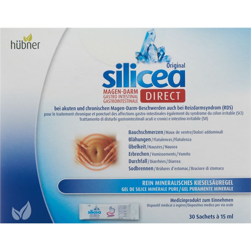 HÜBNER Silicea Mag Darm Direct Gel 30 Stick 15 ml