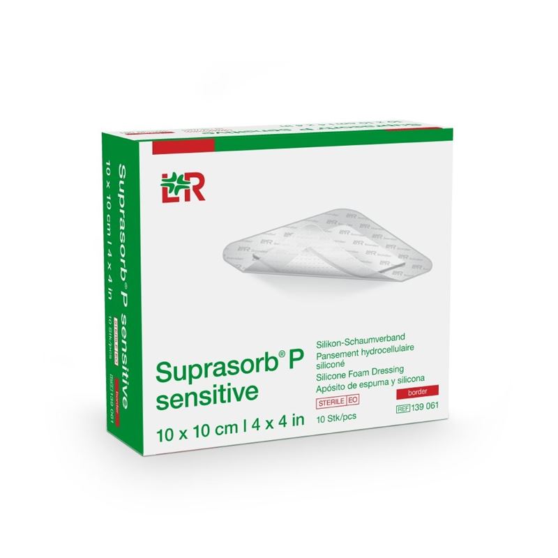 SUPRASORB P sensitive border 10x10cm 10 Stk