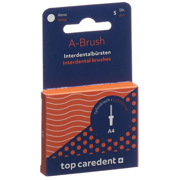 TOP CAREDENT A4 IDBH-W Interd Bürste weiss 5 Stk