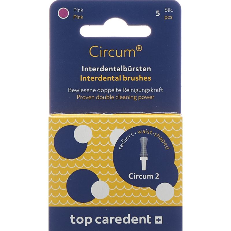 TOP CAREDENT Circum 2 CDB-2 Int Bürste pink 5 Stk