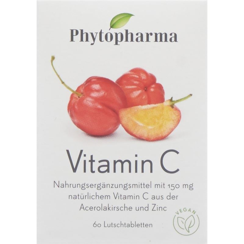 PHYTOPHARMA Vitamin C Lutschtabl Ds 60 Stk